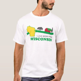 Liebe I, die von Wisconsin-T - Shirt ist