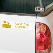 Liebe I die Wüste Autoaufkleber (Auf Lkw)