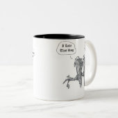 Liebe I diese HundeTasse Zweifarbige Tasse (VorderseiteRechts)