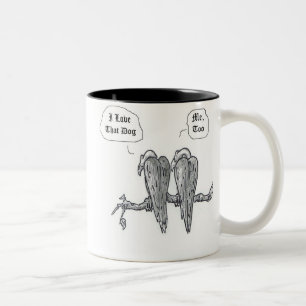 Liebe I diese HundeTasse Zweifarbige Tasse