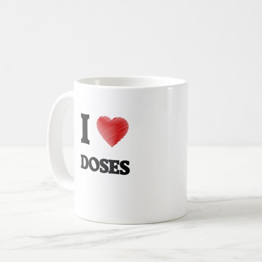 Liebe I Dosen Kaffeetasse (Vorderseite Links)