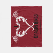 Liebe I Drache-Königdecke Fleecedecke (Vorderseite)