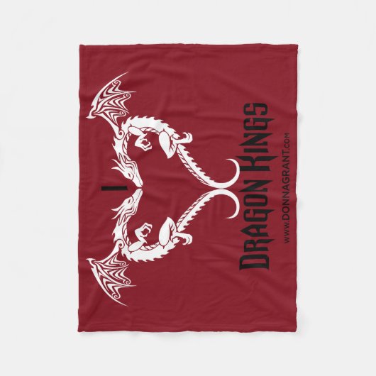 Liebe I Drache-Königdecke Fleecedecke (Vorderseite)