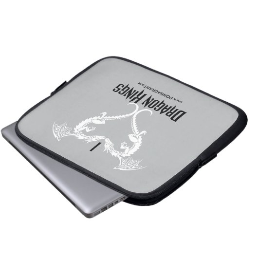 Liebe I Drache-Könige 10" Hülse Laptopschutzhülle (Vorne Knopf)