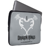 Liebe I Drache-Könige 13" Computerhülse Laptopschutzhülle (Vorne Rechts)