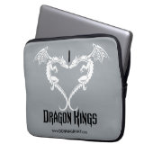 Liebe I Drache-Könige 13" Computerhülse Laptopschutzhülle (Vorderseite Links)