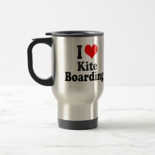 Liebe I Drachen-Boarding Reisebecher (Links)