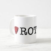 Liebe I DrehMotor Kaffeetasse (Vorderseite Links)