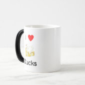 Liebe I duckt Tasse (Vorderseite Links)
