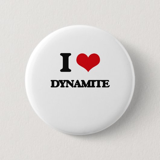 Liebe I Dynamit Button (Vorderseite)