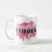 Liebe I ein Mann in der Uniform Kaffeetasse (Links)