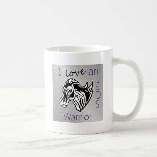 Liebe I ein warrior.png Kaffeetasse (Rechts)