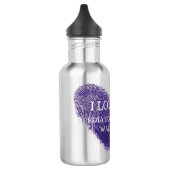 Liebe I eine pädiatrische Edelstahlflasche (Links)