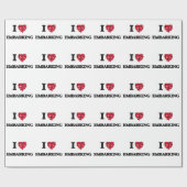 Liebe I EINSCHIFFUNG Geschenkpapier (Flach)
