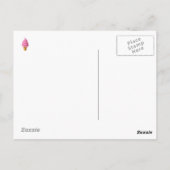 Liebe I Eiscreme Postkarte (Rückseite)