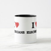 Liebe I ELEKTRIKER Tasse (Zentrum)