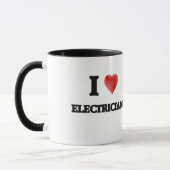 Liebe I ELEKTRIKER Tasse (Links)