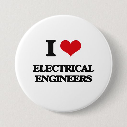 Liebe I Elektroingenieure Button (Vorderseite)