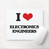 Liebe I Elektronik-Ingenieure Mousepad (Mit Mouse)