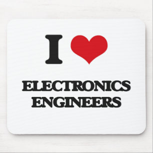 Liebe I Elektronik-Ingenieure Mousepad