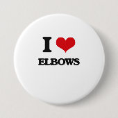 Liebe I ELLBÖGEN Button (Vorderseite)