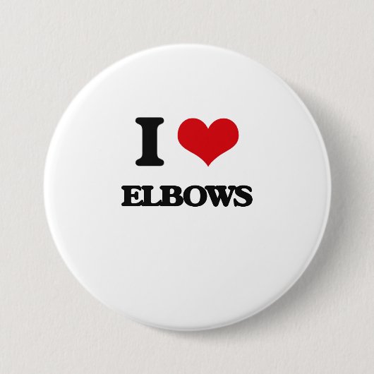Liebe I ELLBÖGEN Button (Vorderseite)