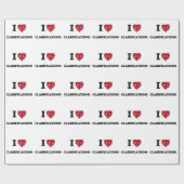 Liebe I Erklärungen Geschenkpapier (Flach)