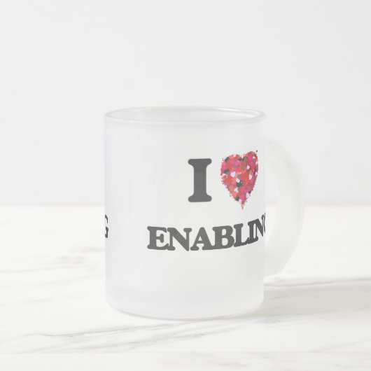 Liebe I ERMÖGLICHEN Mattglastasse (VorderseiteRechts)