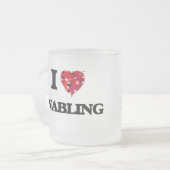 Liebe I ERMÖGLICHEN Mattglastasse (Vorderseite Links)