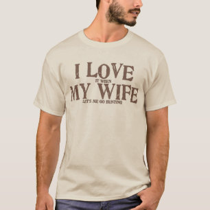Liebe I (es, wenn) meine Ehefrau (uns gelassen T-Shirt