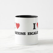 Liebe I ESKALATIONEN Tasse (Zentrum)