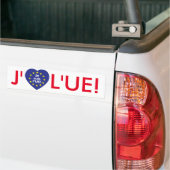 Liebe I EU! Autoaufkleber auf französisch (Auf Lkw)