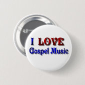 Liebe I Evangelium-Musik - KNOPF Button (Vorne & Hinten)