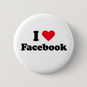Liebe I facebook Button (Vorderseite)