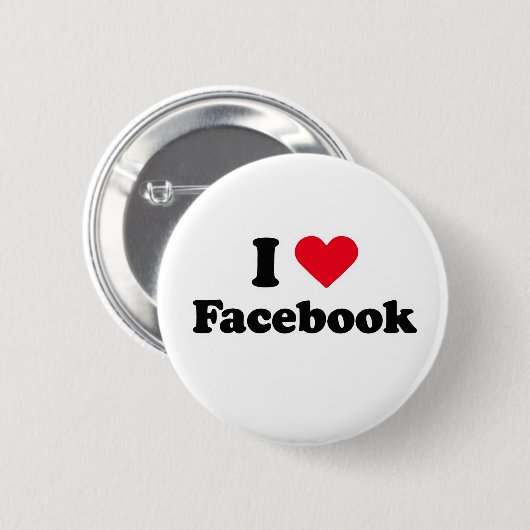Liebe I facebook Button (Vorne & Hinten)