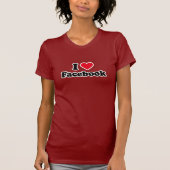 Liebe I Facebook T - Shirt (Vorderseite)