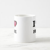 Liebe I Feuer Kaffeetasse (Mittel)