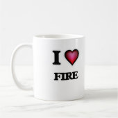 Liebe I Feuer Kaffeetasse (Links)