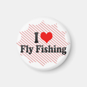 Liebe I Fliegen-Fischen Magnet