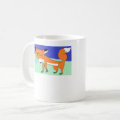 Liebe I Foxes Tasse (Vorderseite Links)