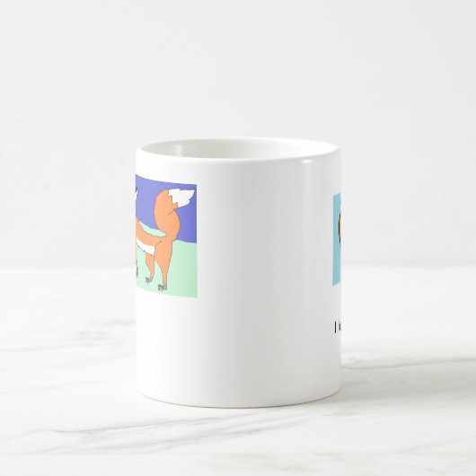 Liebe I Foxes Tasse (Mittel)
