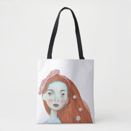 Liebe I Freckles-Taschen-Taschenniedliches rotes Tasche
