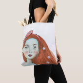 Liebe I Freckles-Taschen-Taschenniedliches rotes Tasche (Von Nahem)