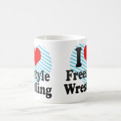 Liebe I Freistil-Wrestling Kaffeetasse (Mittel)