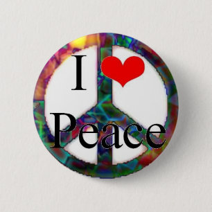Liebe I Frieden Button