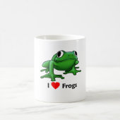 Liebe I Frösche Kaffeetasse (Mittel)