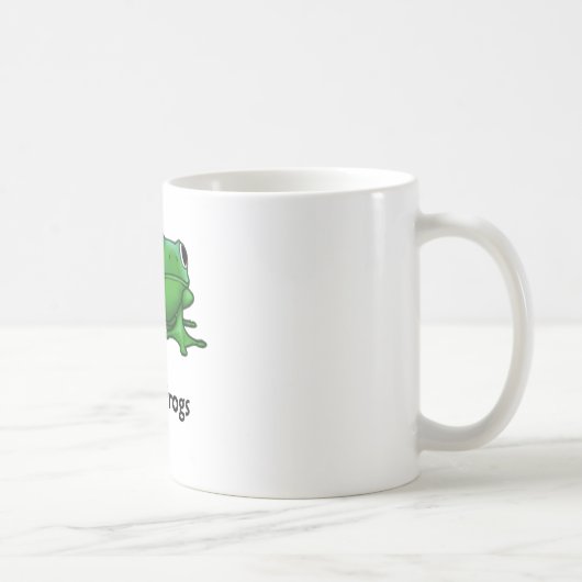 Liebe I Frösche Kaffeetasse (Rechts)