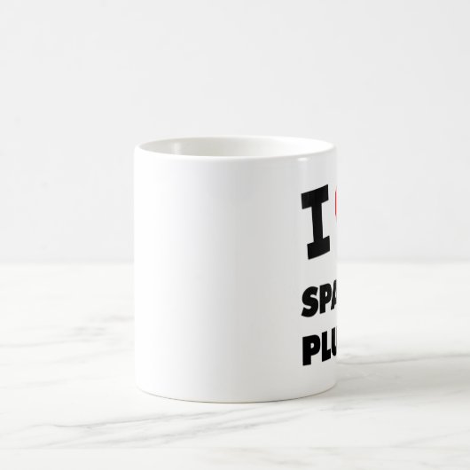 Liebe I Funken-Stecker Kaffeetasse (Mittel)