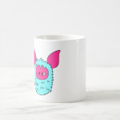 Liebe I Fuzzlings Tasse - blaues/rosa Fuzzling (Mittel)