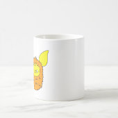 Liebe I Fuzzlings Tasse - orange/gelbes Fuzzling (Mittel)